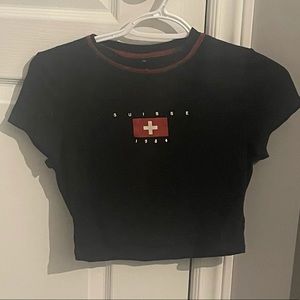 zaful crop top size L but fits like a small